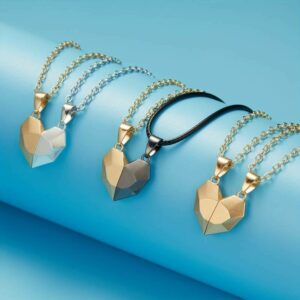 Par de Collares Imantados de Corazón