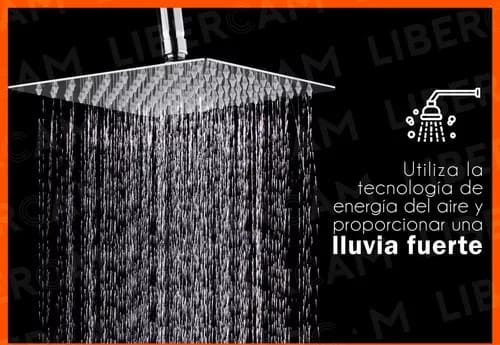 Ducha Cuadrada Inoxidable + Brazo Acabado Brillante - Image 3