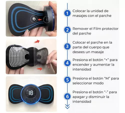 Electro Estimulador Para Tonificación y Rehabilitación Muscular - Image 3