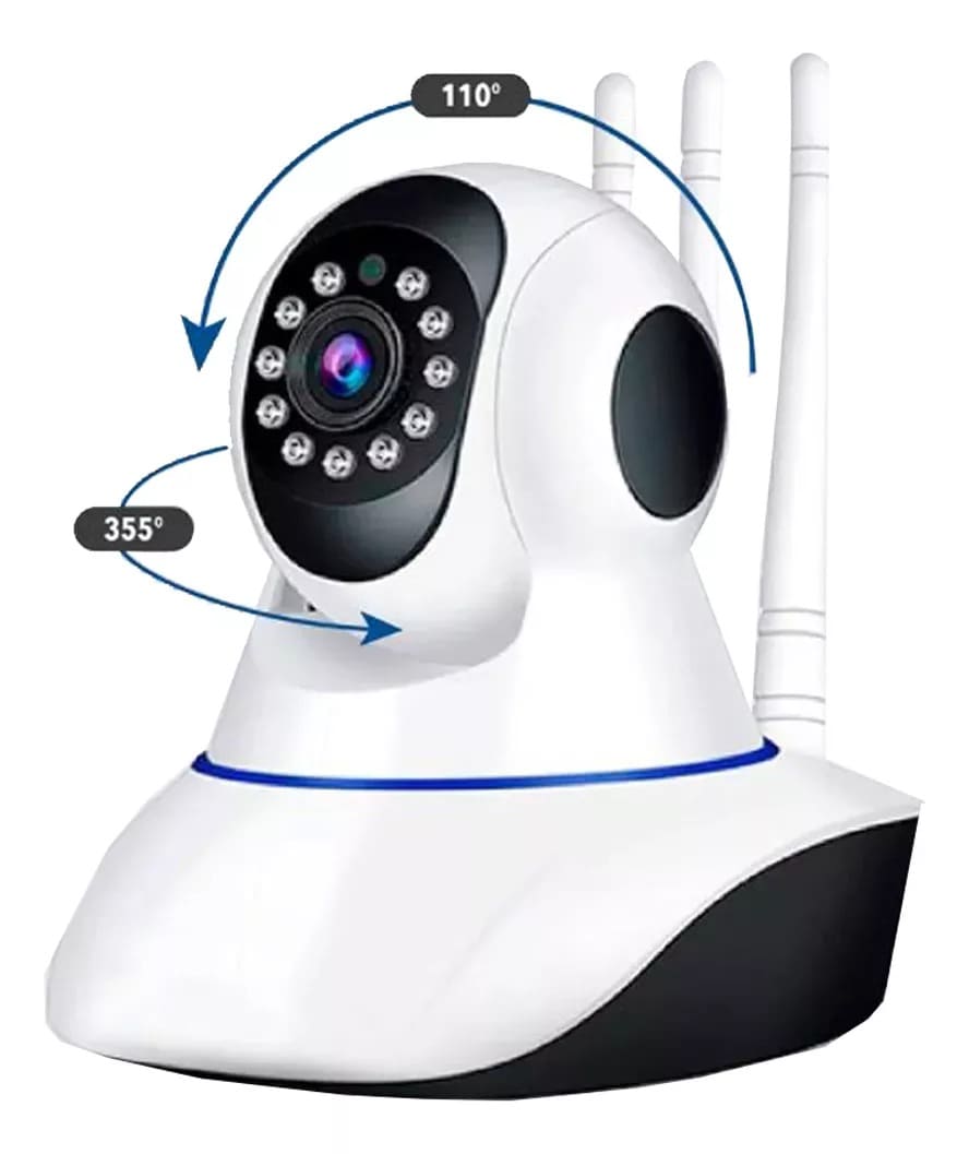 Camara Seguridad Wifi Ip Inalambrica 3 Antenas. - Image 2