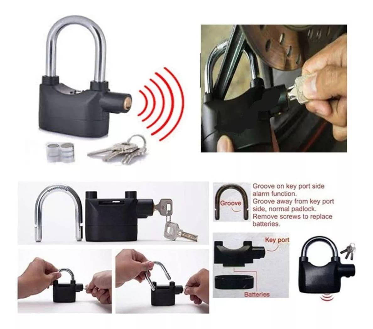 Candado Con Alarma - Image 3