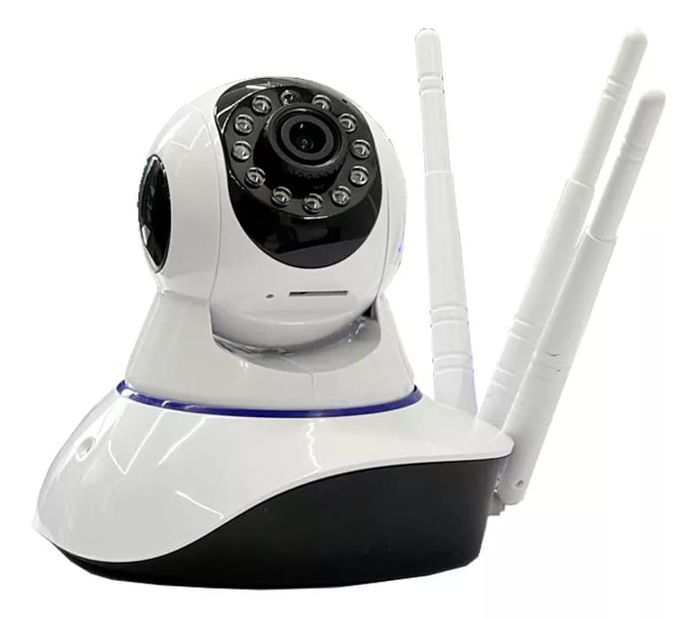 Camara Seguridad Wifi Ip Inalambrica 3 Antenas.