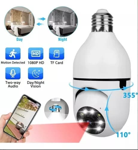 Camara Foco Wifi Visión Nocturna HD - Image 5