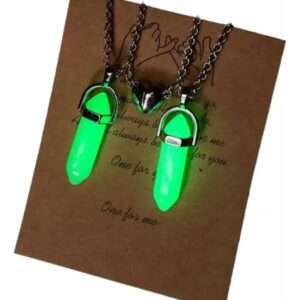 Collares Pendulos Fluorescente Brilla en la Oscuridad
