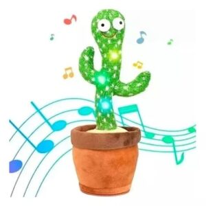 Cactus Bailarín Luminoso Canta y Repite Voz