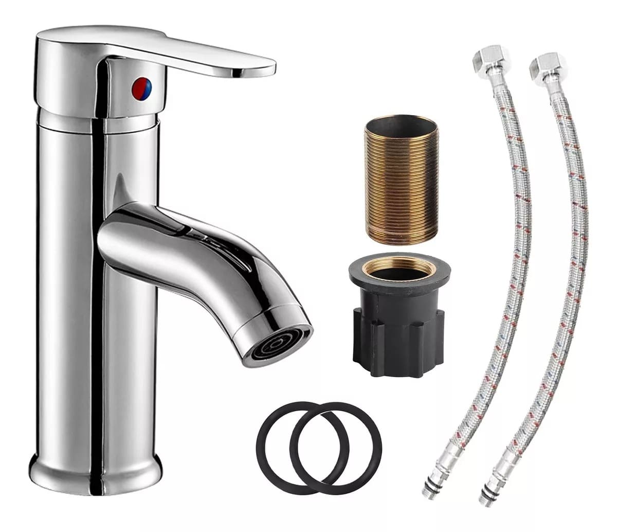 Canilla Monocomando Redonda Alta