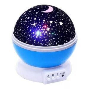 Velador Proyector de Estrellas Giratorio 3D