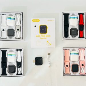 Combo Reloj Smartwatch W26 PRO + Auriculares + 2 Mallas
