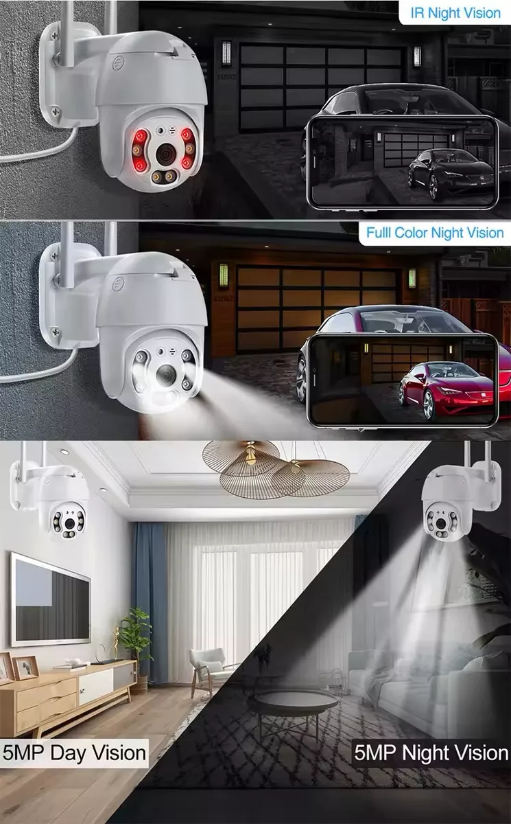 Cámara de Seguridad Domo Exterior WIFI IP 2MP 1080p HD - Image 3