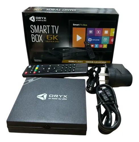 Android TV Box 128GB + 8GB RAM – Ultra Rápido y Calidad 4K