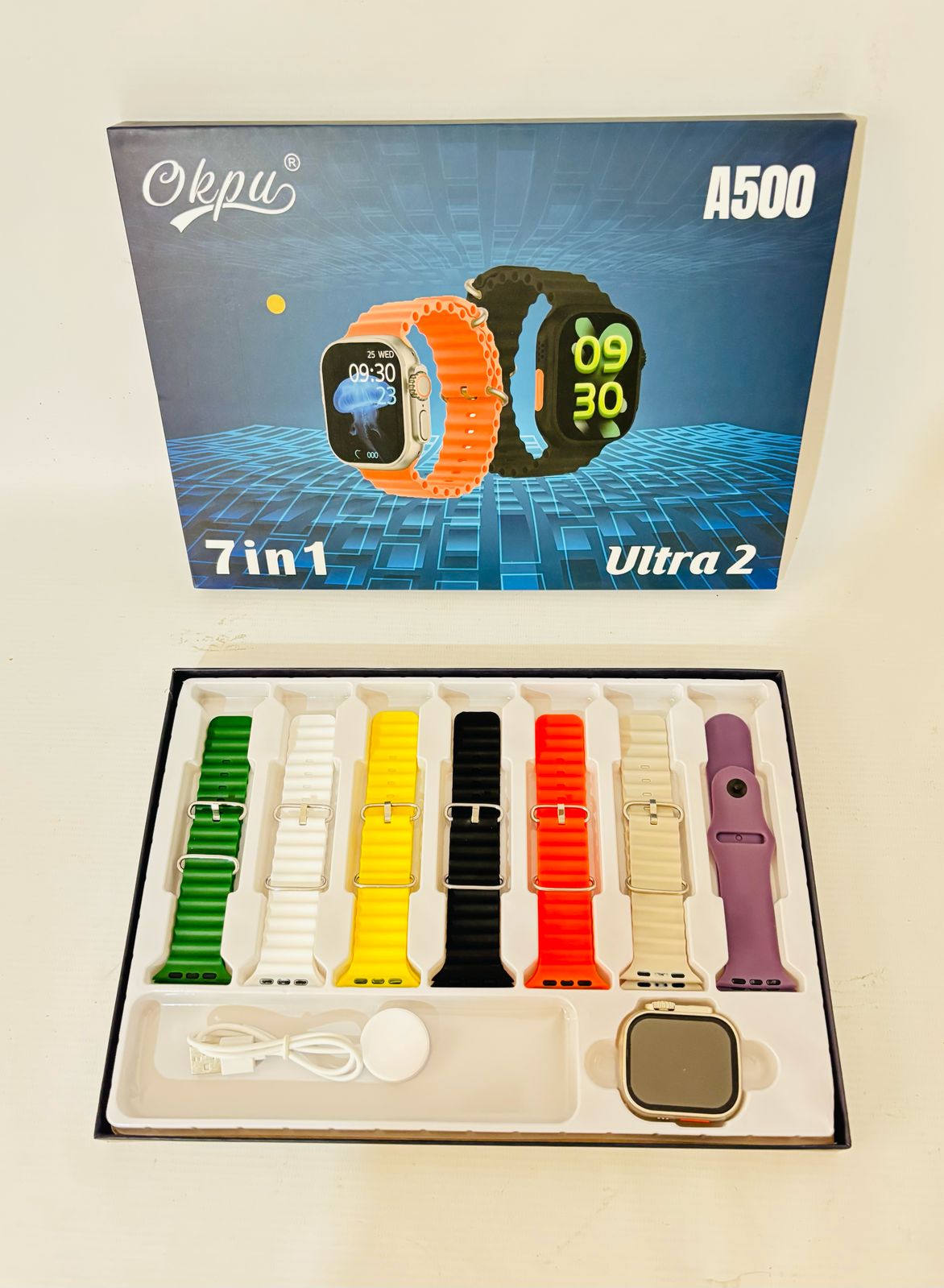⌚ Combo Smartwatch 2 Ultra + 7 Mallas