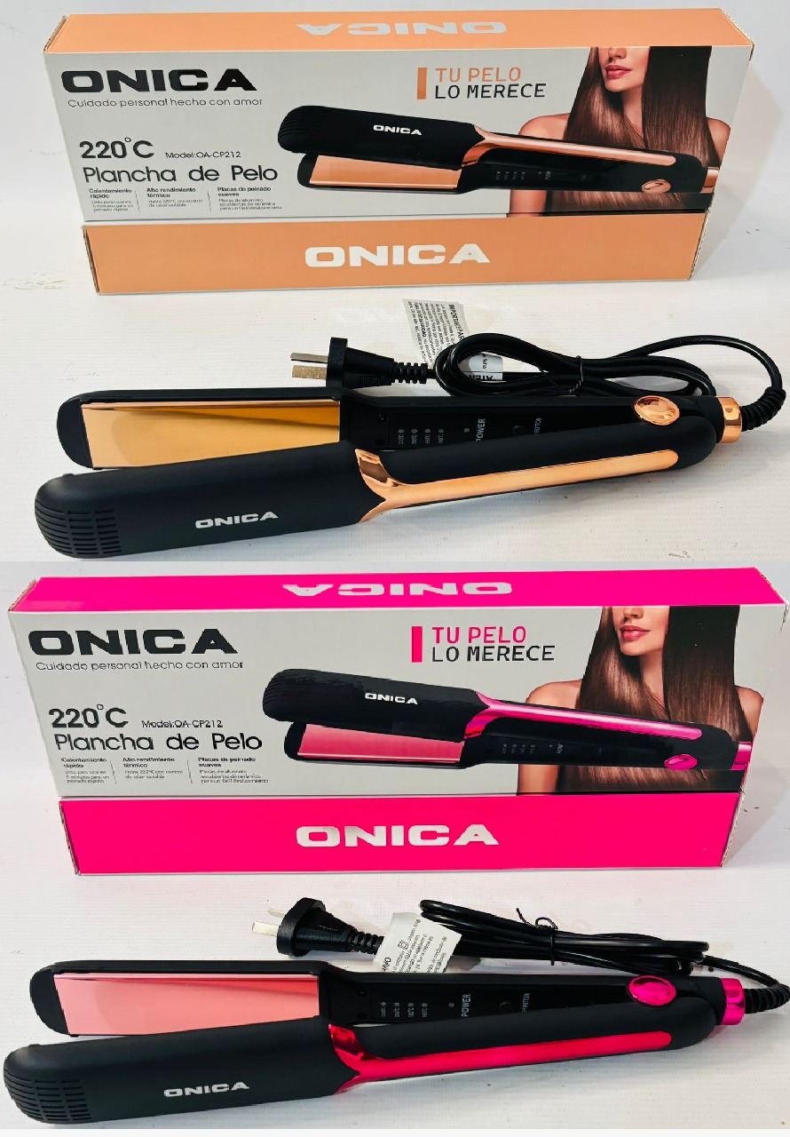 Plancha de Pelo Onica Rosa y Dorada - Image 2