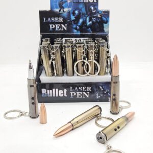 Llavero Bala 3 en 1 – Láser y Linterna