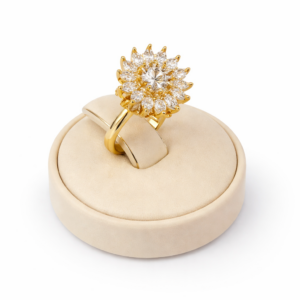 Anillo Giratorio Ajustable Girasol Anti Estrés