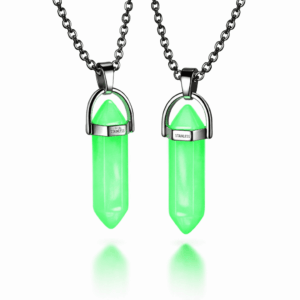 Collares Pendulos Fluorescente Brilla en la Oscuridad