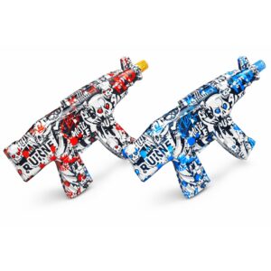 Pistola Ametralladora de Balas de Hidrogel + Silenciador Luminoso + Cargador USB